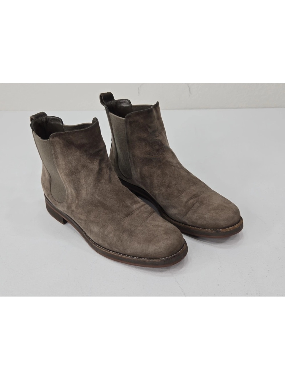 Loro Piana Montrond Chelsea Boot Brown Suede Size 38.5 Womens READ. - Picture 11 of 14